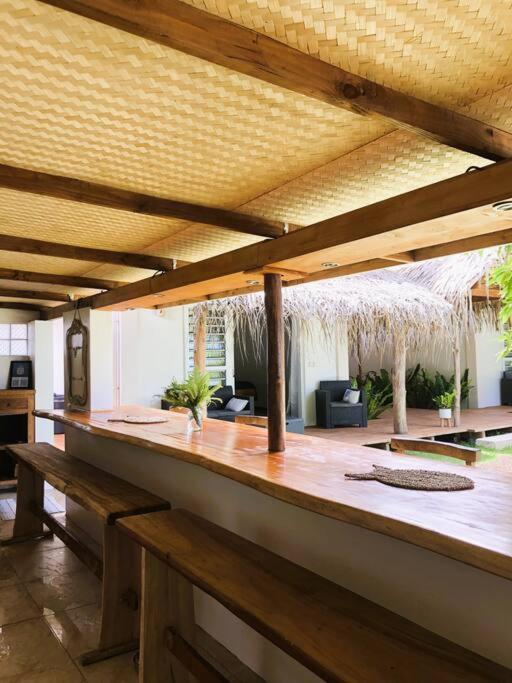 Bungalow Tiarii, Avec Acces Direct A Une Plage Privee Tevaitoa Exterior foto
